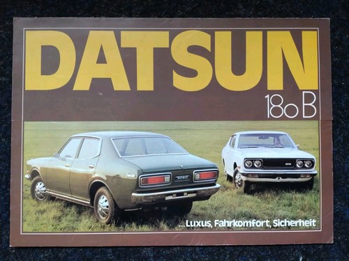 Datsun 180b brochure - 180b,