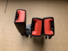 Vauxhall Corsa D 2006 - 2015 X3 Rear Seat Belt Stalk Buckles Ref B5