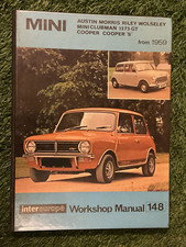 Austin Morris MINI workshop manual COOPER S CLUBMAN TRAVELLER GT 850 RILEY 59-73