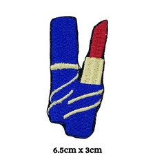 Lipstick makeup fancy iron on