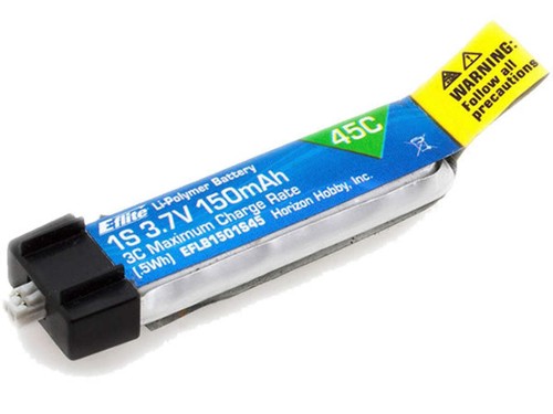 Flite 150mah 7v 45c - e-flite,