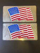 United States US USA Flag Number Registration Plates Signs 12" X 6"