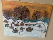 Winter Scene Original Painting