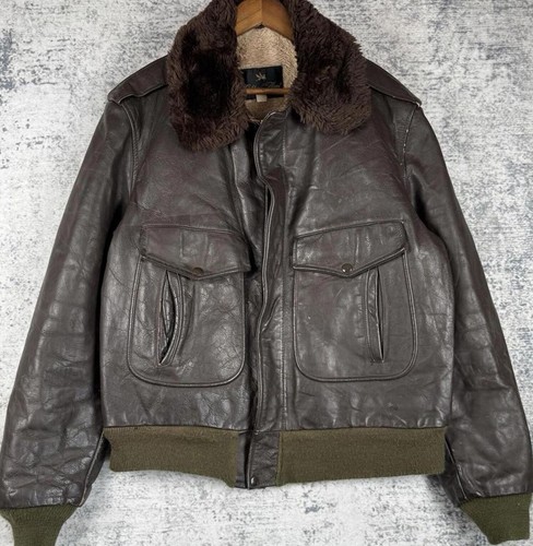 Vintage golden fleece leather - golden,