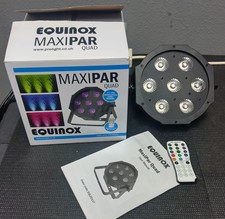 EQUINOX MaxiPar Quad RGBW LED DMX DJ Disco Colour Mixing Par Can Lighting