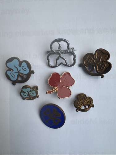 Vintage girl guide badges - vintage,