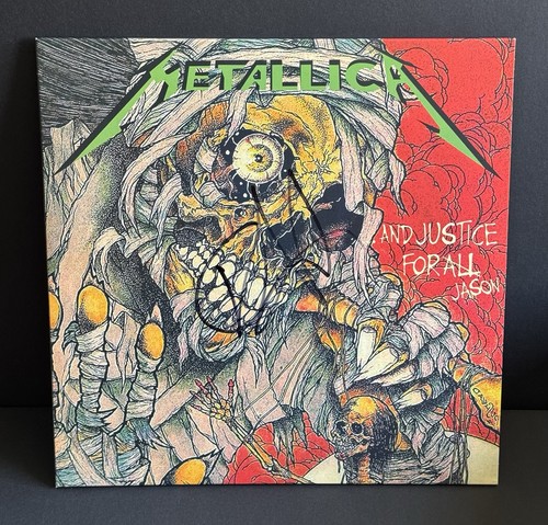 Kirk hammett metallica signed - kirk,