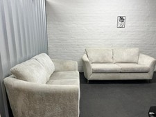 SCS Cream 3 & 2 Seater Sofa