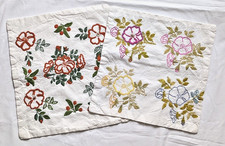 2 HANDMADE WHITE COTTON