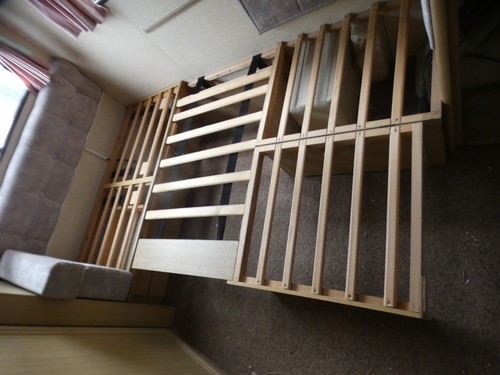 Caravan seating double bed - or,