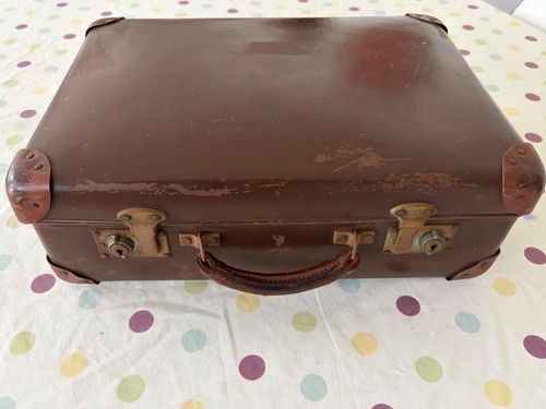 Vintage brown antler - brown, 1940's