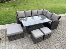 Fimous Dark Grey Mix PE Rattan