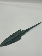 ANCIENT MYCENAEAN BRONZE AGE GREEK LONGSHOT ARROWHEAD WAR RELIC