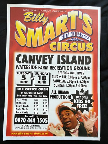 Billy smart circus poster - smart's,