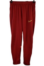 Nike Academy Boys Kids Red Joggers Tracksuit Bottoms Size 11/12 Yrs Sports Footb