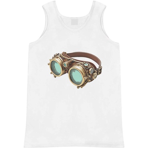 Steampunk goggles adult vest - 'steampunk,