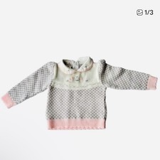 Vintage Baby Girl Knit Sweater