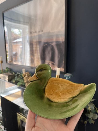 Vintage duck trinket - duck,