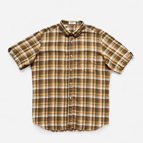 Checked short sleeve - sleeve, button