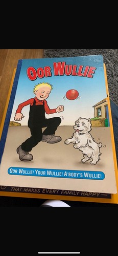 Vintage oor wullie book - oor,