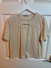 Ladies Tu Beige short sleeved