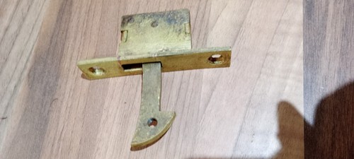 Vintage brass gravity latch - vintage,