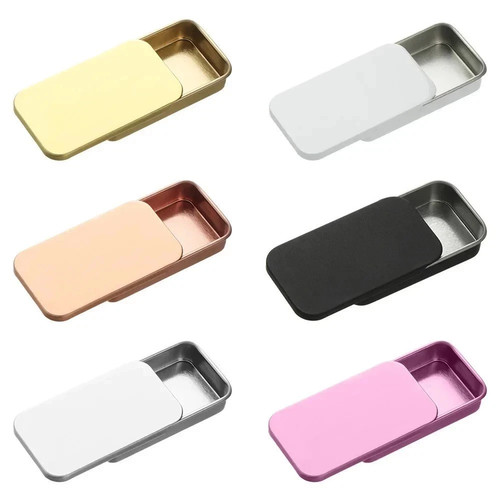 Metal rectangular empty hinged - metal,