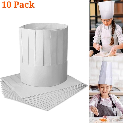 10pcs chef hat set inch - chef,