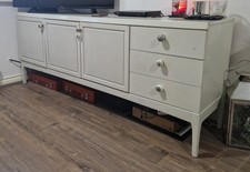 Mid-Century Teak Sideboard Stateroom Stonehill Used Condition upcycling white