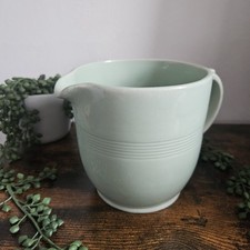 Woods Ware Beryl Large Jug 12cm Tall Vintage Utility 1940s  Made in England