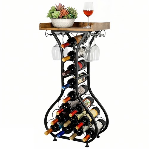 Wine rack free standing wooden - standing,