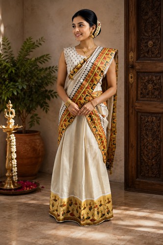 Dhavani kerala onam - onam, saree