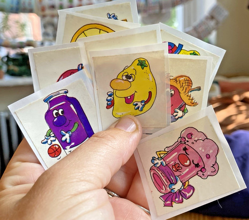 Vintage 80s sticker lot - vintage,