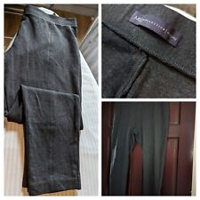 Women's Treggings Trousers M&S size 18 Charcoal Black Elasticated W 34" Smart