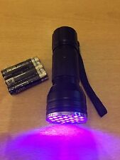 LED UV Torch, Cat,dog,pet ,Animal Urine Stain Detector FREE BATTERIES