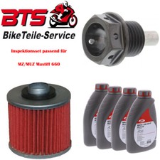 Set 4L oil, filter, drain plug