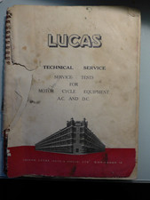 Lucas Technical Service Electrical AC DC Test Motorcycle Motorbike