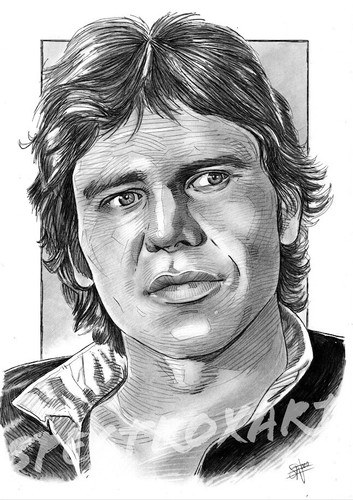Star wars original art han - wars,
