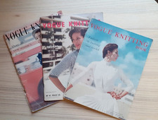 Vogue Knitting Books 41, 44 and 45 - Vintage 1950s - Designer Knitwear Patterns