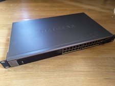 Netgear GSM 7224P V1H1 Managed Ethernet Switch Rackmount PoE 30w per port.