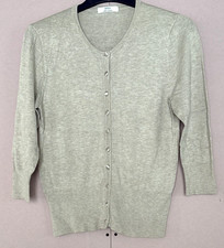 Ladies Stretch 3/4 Length Sleeved Cardigan by Marks & Spencer - Size 12