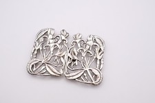 Lovely Vintage Sterling Silver Belt Buckle Hallmarked Sheffield 1989