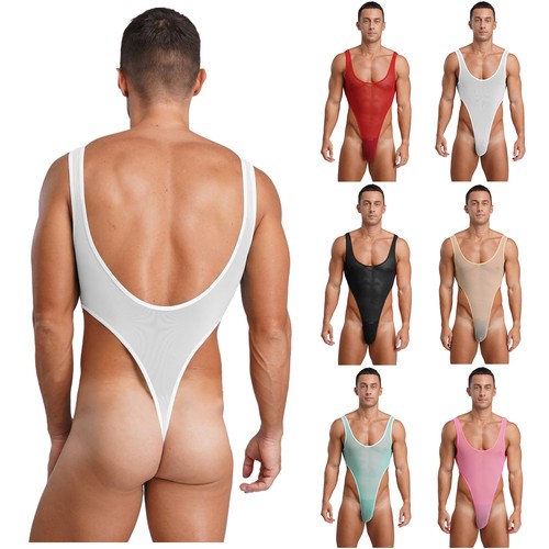 Men sexy see through mesh - sexy,