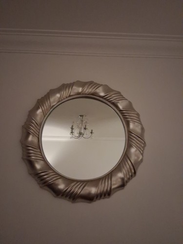 Large round wall mirror - large,