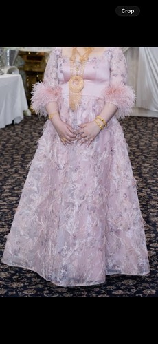 Wedding dress pink - pink, with