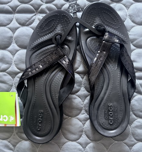 Crocs capri sequin flip - crocs,