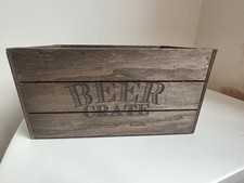 Rustic Wooden 6 Bottle Beer