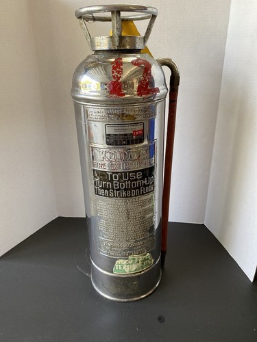 Chrome fire extinguisher - chrome,