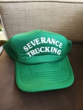 Vtg Severance Trucking Cap From Headwear Mesh Snap Back Trucker Baseball Hat.h2