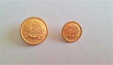 6 Metal Gold Military style